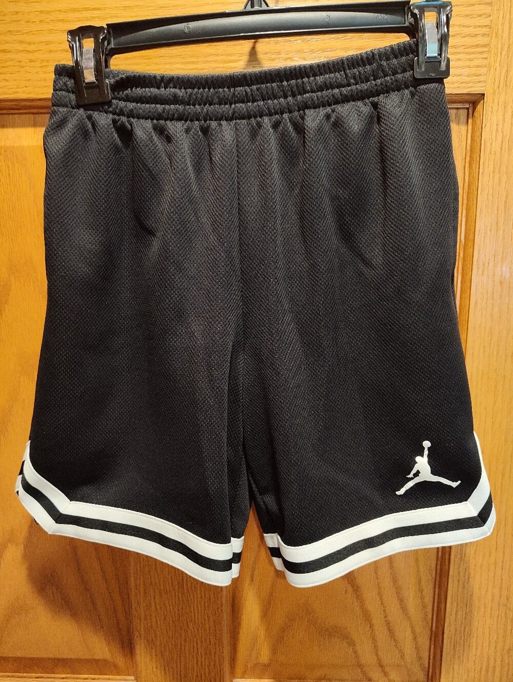 Jordan Kids Black and White Athletic Shorts